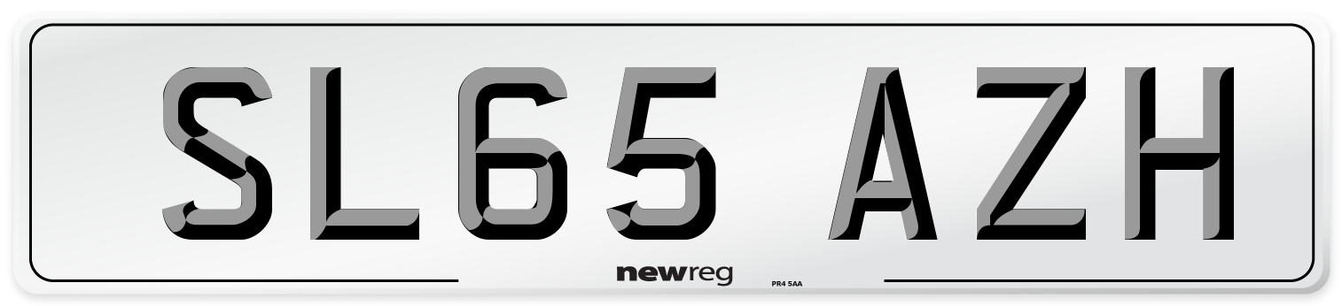 SL65 AZH Number Plate from New Reg